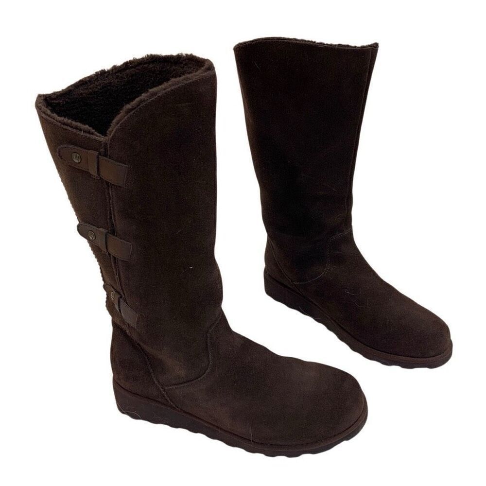 BEARPAW Shearling Pull In Boots - Picture 7 of 11